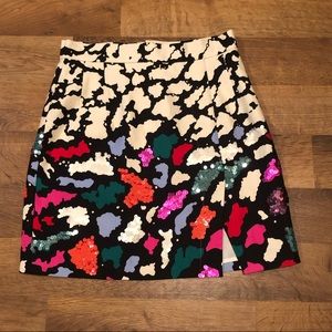 Nanette Lepore Leopard/Sequin Mini Size 0